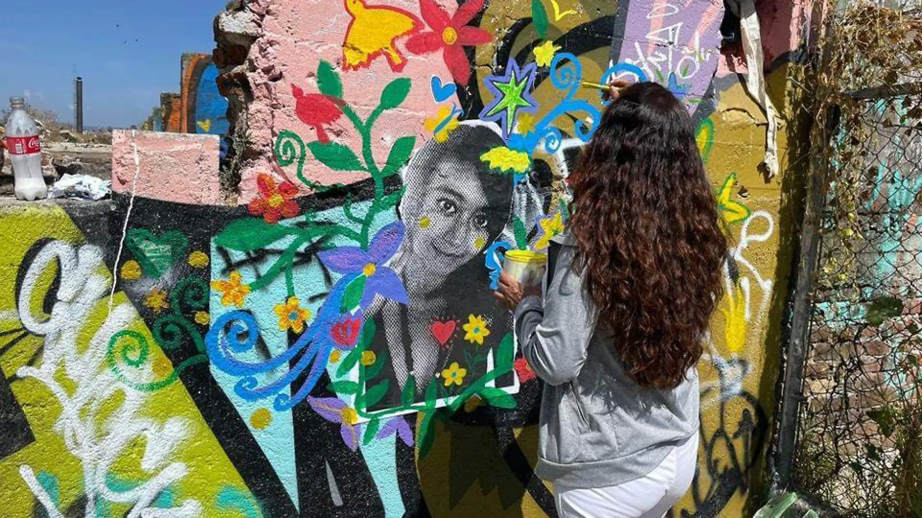 Mural en honor a Mallinali